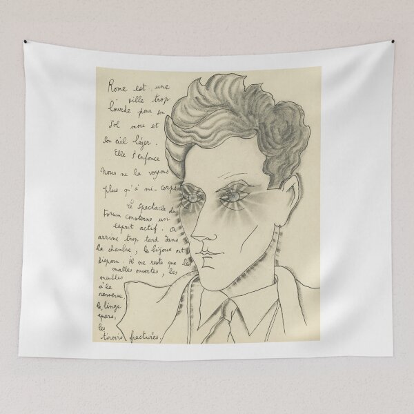 Item preview, Jean Cocteau artwork jean Cocteau paintings  designed and sold by Amy-Hamilton.