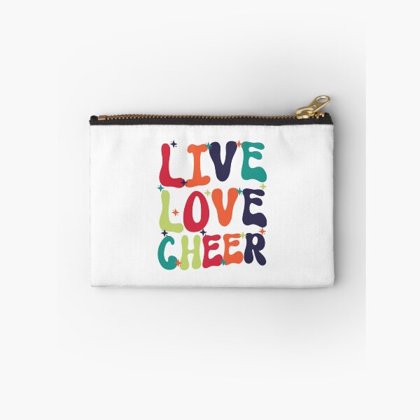 Item preview, Live Love Cheer Girl Cheerleader Groovy Cheer Cheerleading  designed and sold by KAYDEE01212 ✨.