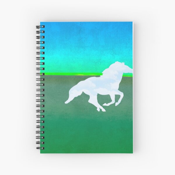 The flight of the enchanted horse Spiral Notebook
