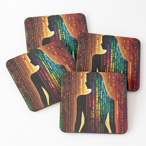 Item preview, From Code to Canvas: The Chromatic Symphony of Binary Programming designed and sold by Artedig.