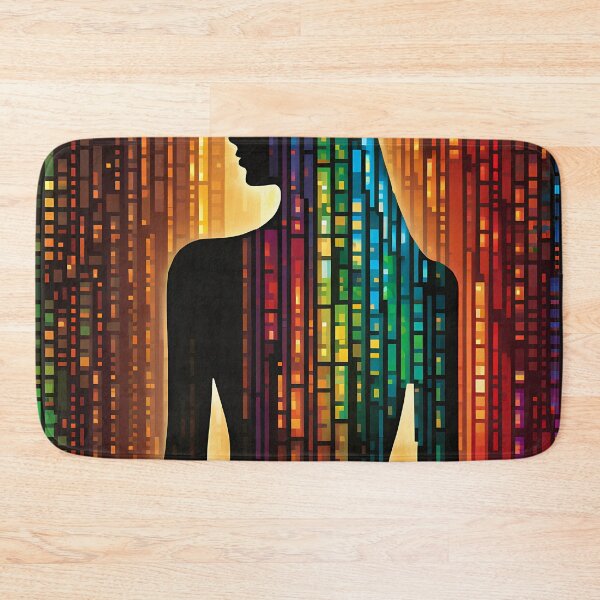 Item preview, From Code to Canvas: The Chromatic Symphony of Binary Programming designed and sold by Artedig.