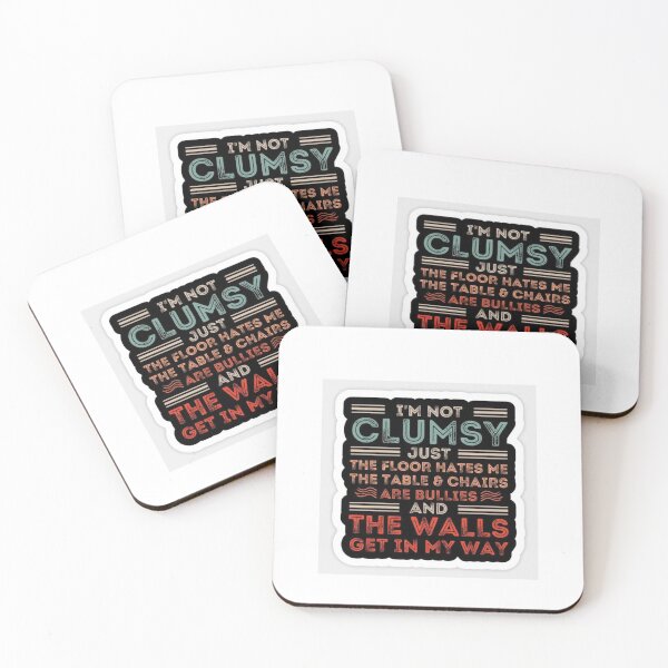 Item preview, too clumsy sticker  designed and sold by Deadliness45.