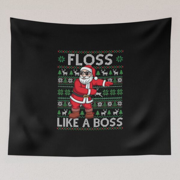 Item preview, Santa Claus Floss Like A Boss Ugly Christmas designed and sold by rewingjadeArt.