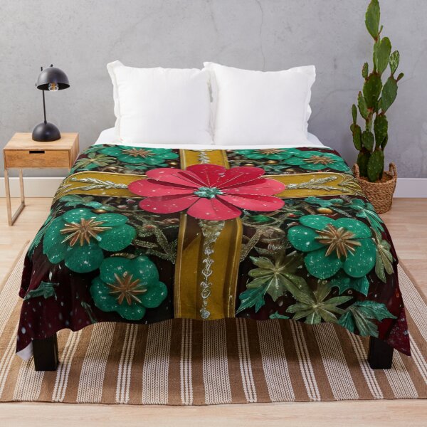 Item preview, Christmas cross floral designed and sold by ManikRaja.
