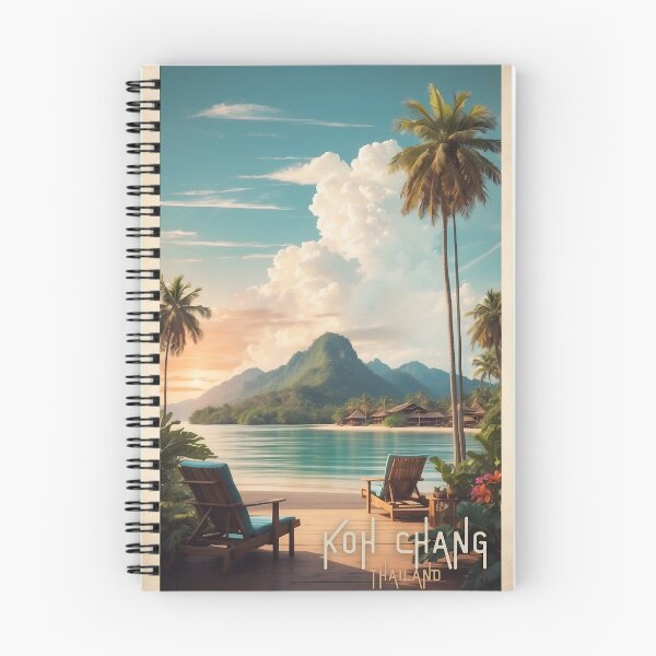 Item preview, Tropical Paradise Rediscovered: Vintage Travel Poster of Koh Chang designed and sold by Ceemko's Vintage Corner.