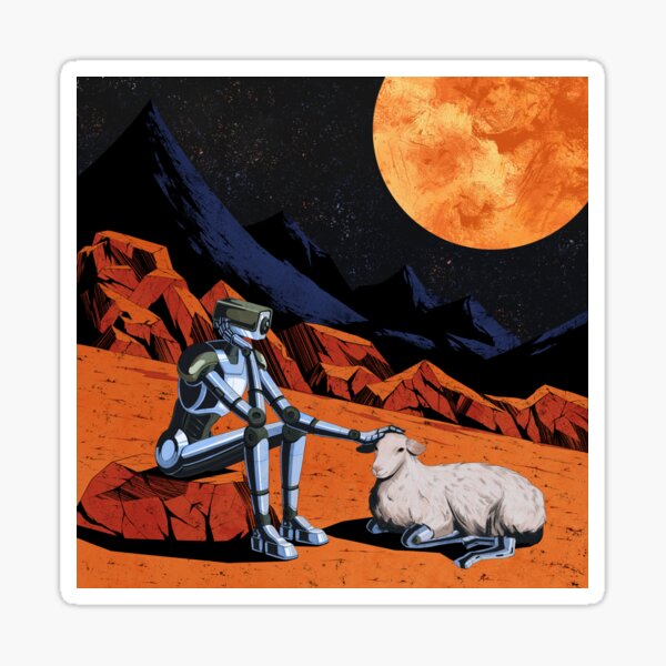 Item preview, Robot and an Electric Sheep on Mars designed and sold by ROBOxART.