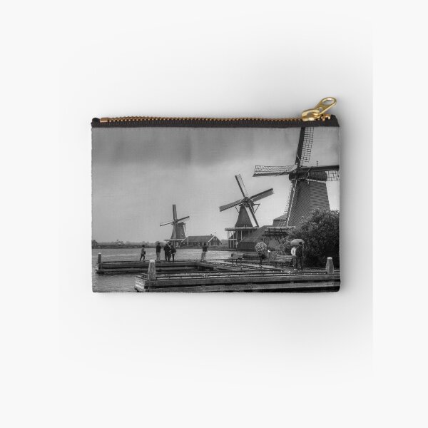 Item preview, Windmills on the River Zaan B&W designed and sold by tomg.