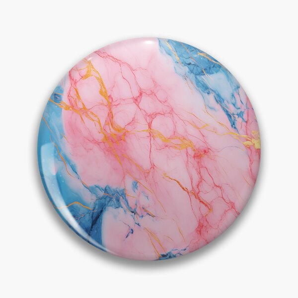 Item preview, Blue and Pink Marble Effect Pattern designed and sold by Jeallan Designs.