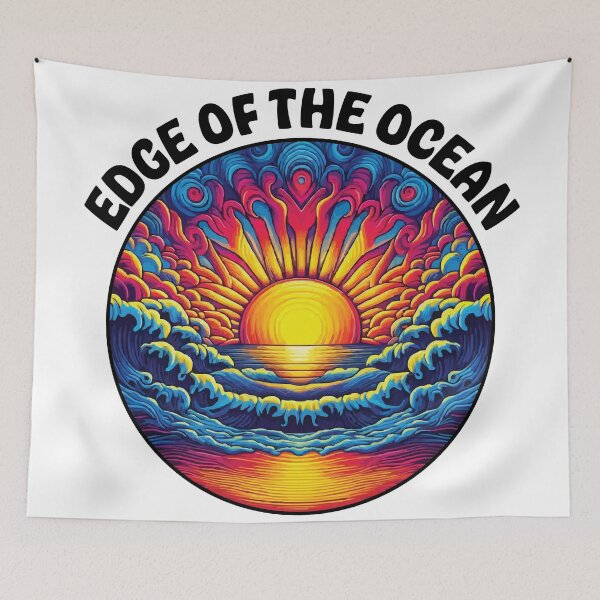Item preview, Edge Of The Ocean - Psychedelic designed and sold by bedenhart.