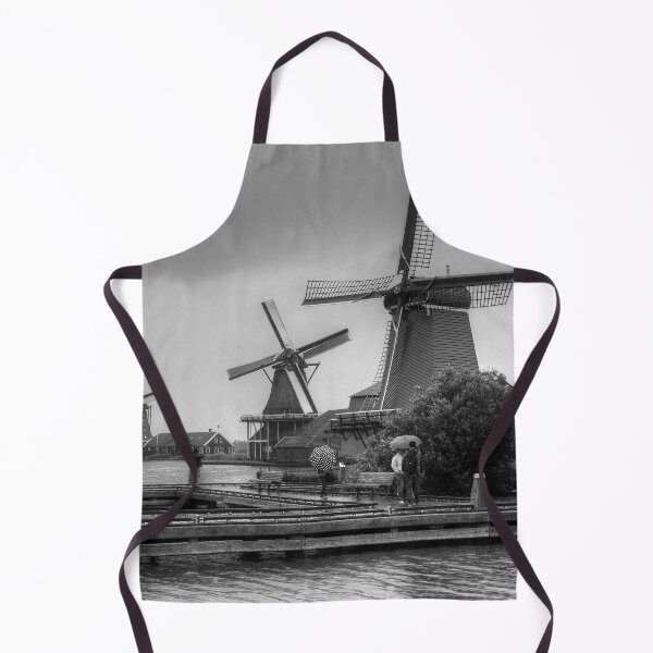 Item preview, Windmills on the River Zaan B&W designed and sold by tomg.