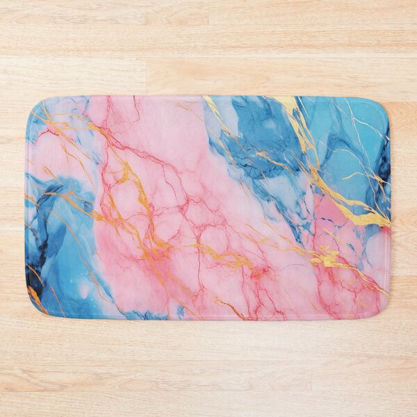 Item preview, Blue and Pink Marble Effect Pattern designed and sold by Jeallan Designs.