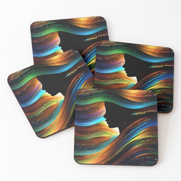 Item preview, Code that Shines: The Magic of Color Binary in Contemporary Digital Art designed and sold by Artedig.