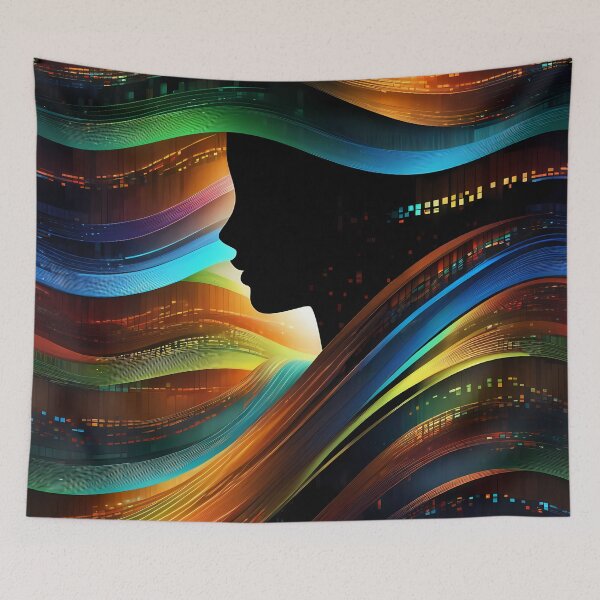 Item preview, Code that Shines: The Magic of Color Binary in Contemporary Digital Art designed and sold by Artedig.