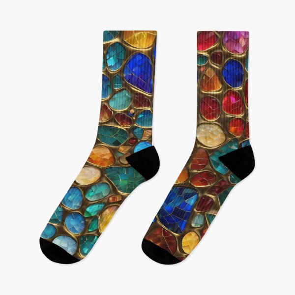 Item preview, Vibrant Glass Mosaic Pattern designed and sold by Kittyzens.