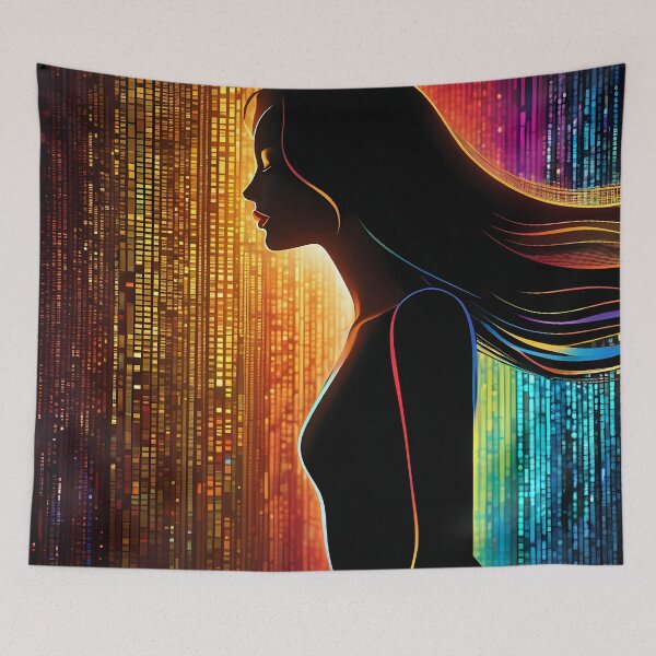 Item preview, Digital Kaleidoscope: The Aesthetics of Color Binary Code in the Digital Age designed and sold by Artedig.