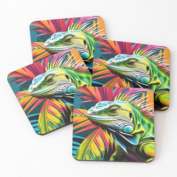 Item preview, Palm tree iguana designed and sold by MatrixTattoo.