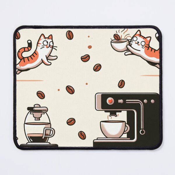 Item preview, Cats & Coffee - Sweet Cute Animals designed and sold by crea8iveway.