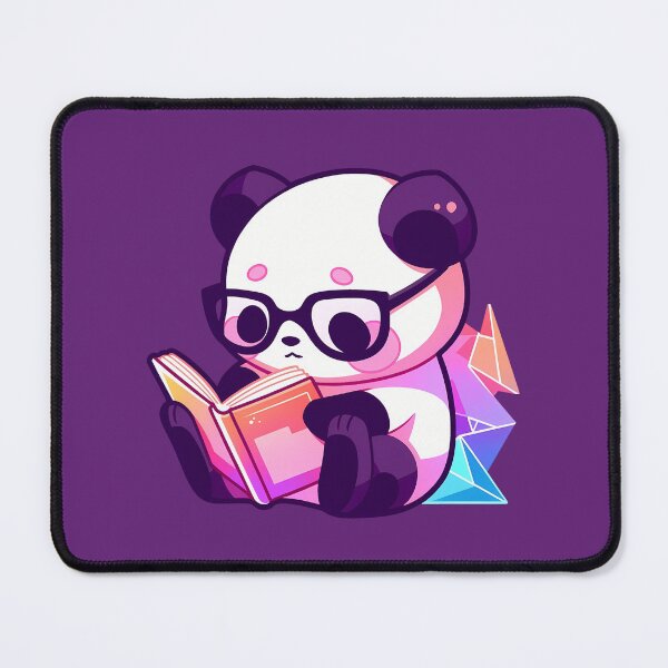 Item preview, Panda With Glasses Reading A Book designed and sold by SweetClicks123.