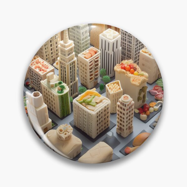 Item preview, Edible Elegance: A Cityscape of Italian Flavor designed and sold by lupo213.