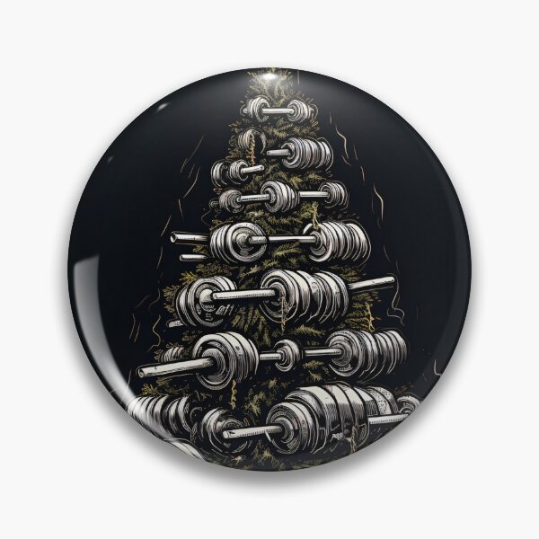 Item preview, Christmas tree made of gym weights designed and sold by dcrc.