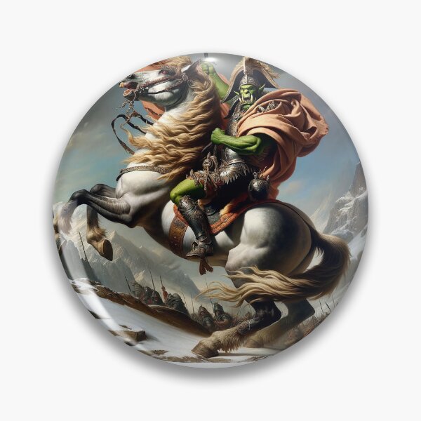 Item preview, Orc Napoleon Crossing the Alps designed and sold by Matthew Kinnersly.