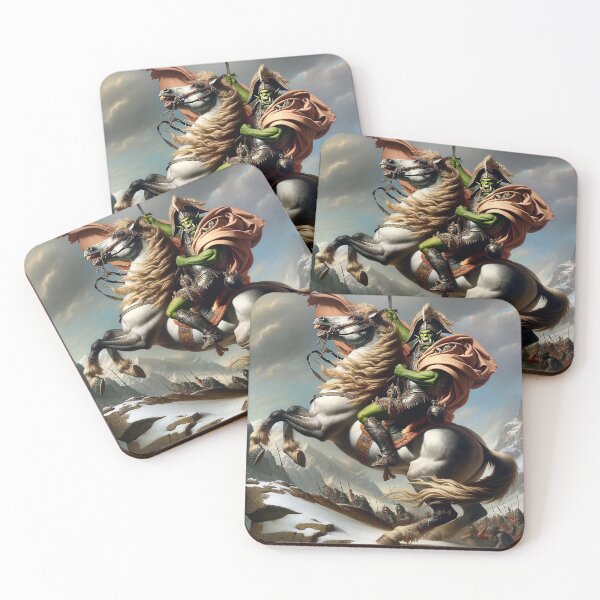 Item preview, Orc Napoleon Crossing the Alps designed and sold by Matthew Kinnersly.