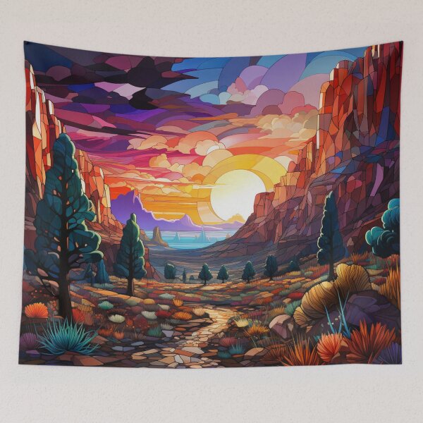 Item preview, Colorful Landscape 7 designed and sold by Dawn van Doorn.