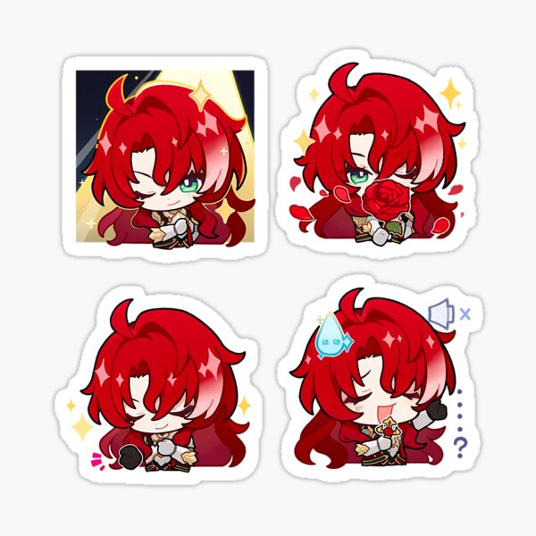 Item preview, Argenti Sticker Set, Honkai: Star Rail designed and sold by Astral Drop.