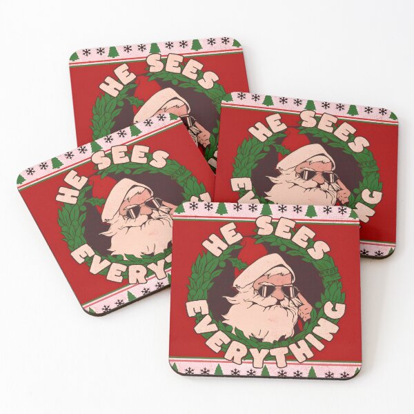 Item preview, Santa Sees Everything designed and sold by photonslayer.