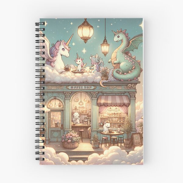 Item preview, Cloud Nine Mythical Coffee Shop designed and sold by divinedeco1925.