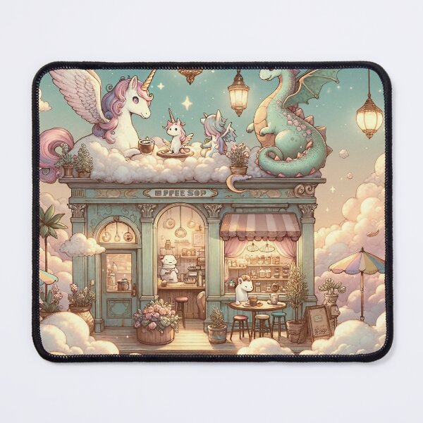 Item preview, Cloud Nine Mythical Coffee Shop designed and sold by divinedeco1925.