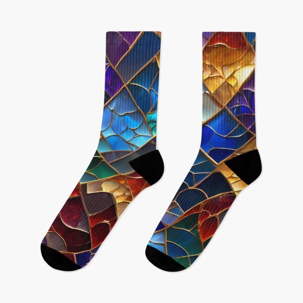 Item preview, Vibrant Glass Mosaic Pattern designed and sold by Kittyzens.