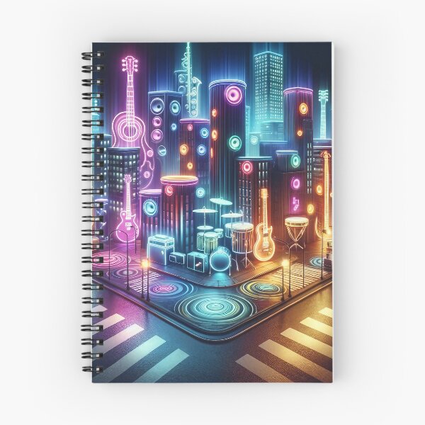 Item preview, Symphony of Neon Cityscapes designed and sold by divinedeco1925.