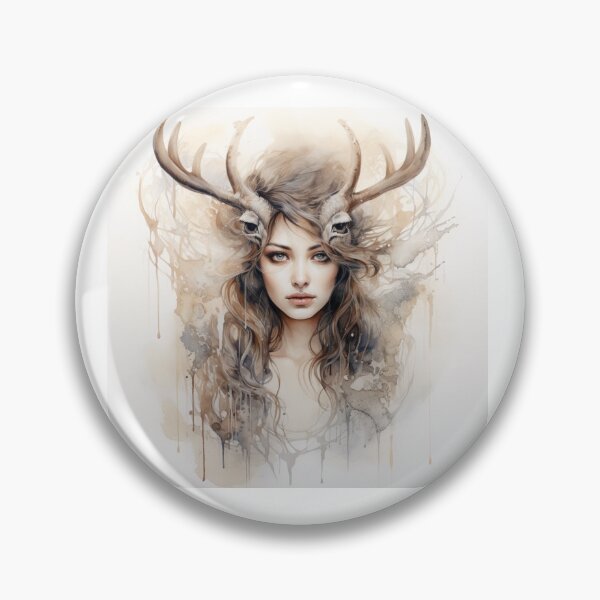 Item preview, Wild renne pretty women water paint design designed and sold by SmileshareShop.