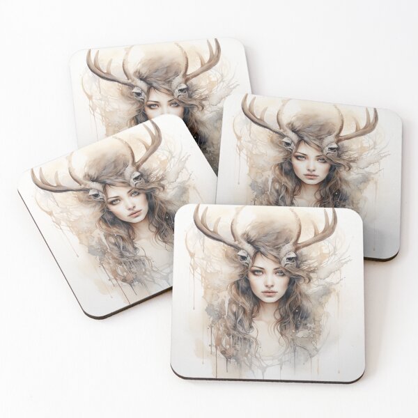 Item preview, Wild renne pretty women water paint design designed and sold by SmileshareShop.