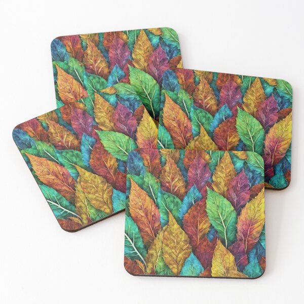 Item preview, Colorful Magical Leaf Pattern designed and sold by DigiDreamyArt.