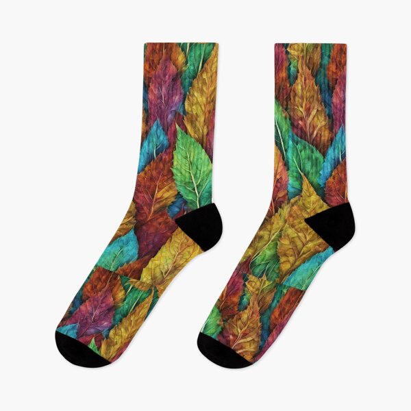 Item preview, Colorful Magical Leaf Pattern designed and sold by DigiDreamyArt.