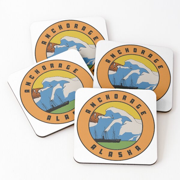 Item preview, Anchorage, Alaska Vintage Style designed and sold by Decal Mania.