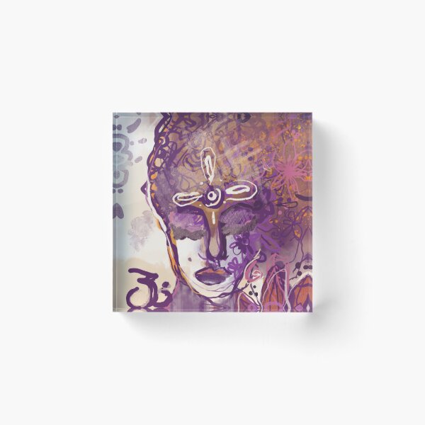 Item preview, Purple ,meditation designed and sold by artsyngvild.