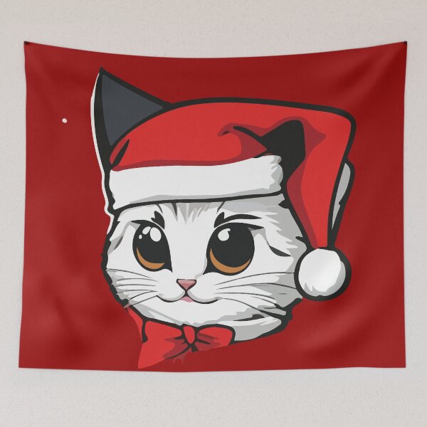 Aperçu de l'œuvre Chaton de Noël créée et vendue par Asotshop.