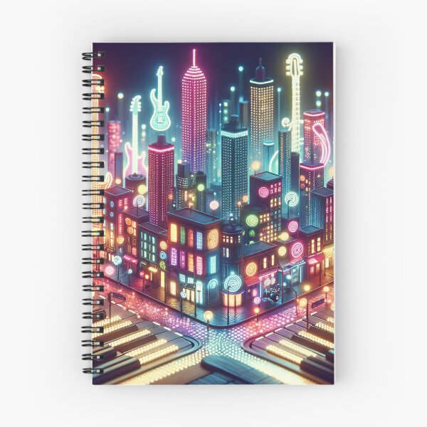 Item preview, Symphony of Neon Cityscapes designed and sold by divinedeco1925.