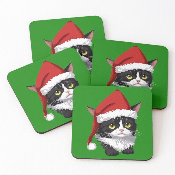 Aperçu de l'œuvre Chaton de Noël créée et vendue par Asotshop.