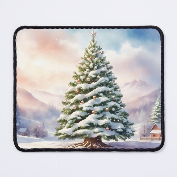 Item preview, Snowy Christmas Tree Delight designed and sold by Neranchara.