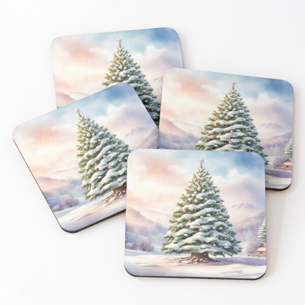 Item preview, Snowy Christmas Tree Delight designed and sold by Neranchara.