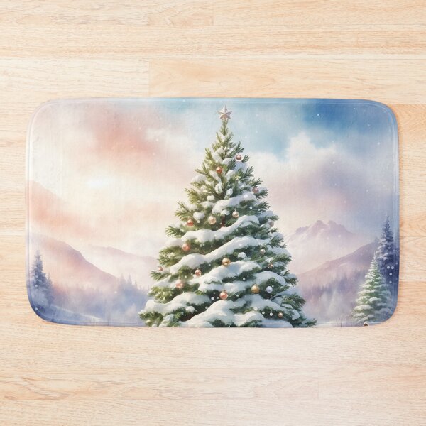 Item preview, Snowy Christmas Tree Delight designed and sold by Neranchara.
