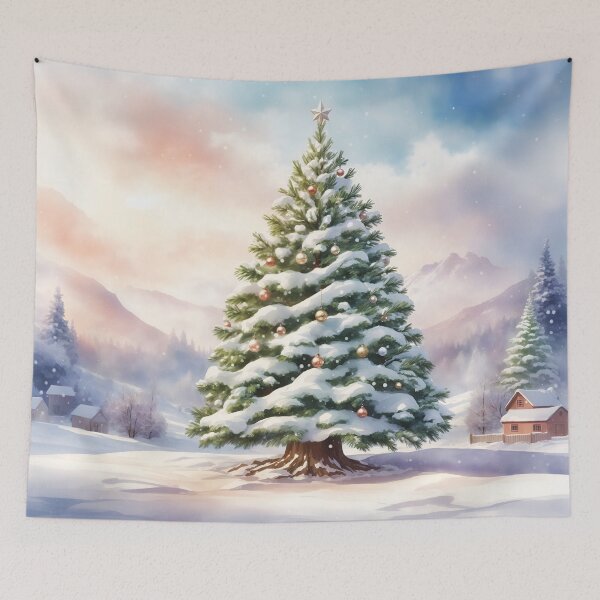 Item preview, Snowy Christmas Tree Delight designed and sold by Neranchara.