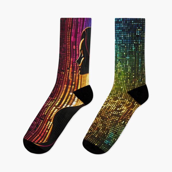 Item preview, RGB Digital Art: The Wonder of Binary Code in Brilliant Colors designed and sold by Artedig.