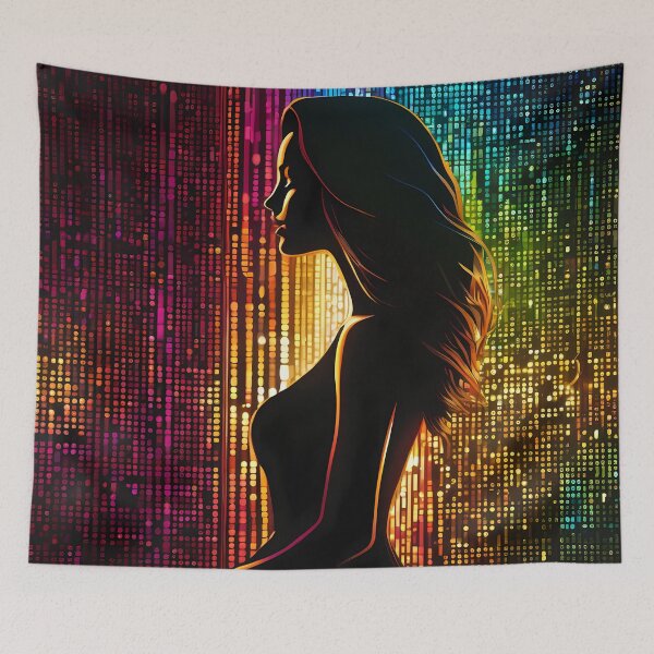 Item preview, RGB Digital Art: The Wonder of Binary Code in Brilliant Colors designed and sold by Artedig.