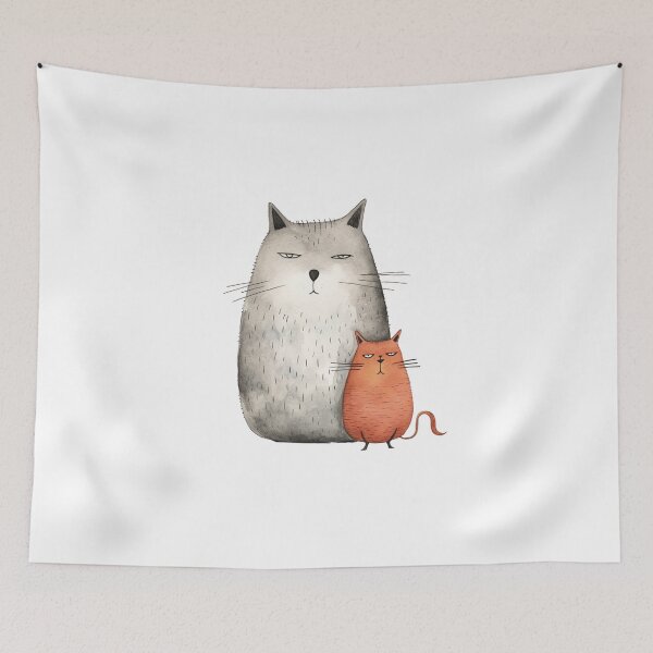 Item preview, The cat and its friend designed and sold by The-Art-of-D.