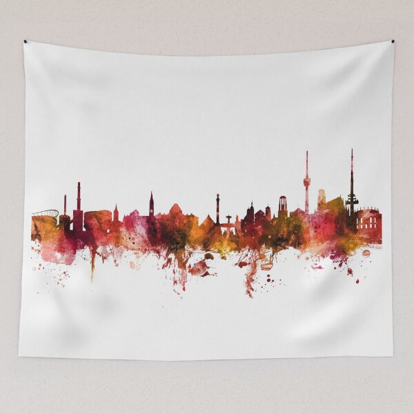 Artikelvorschau, Stuttgart Deutschland Skyline entworfen und verkauft von ArtPrints.